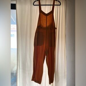 BDG yellow cloth overalls